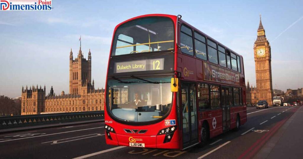 4 London Double-Decker Buses