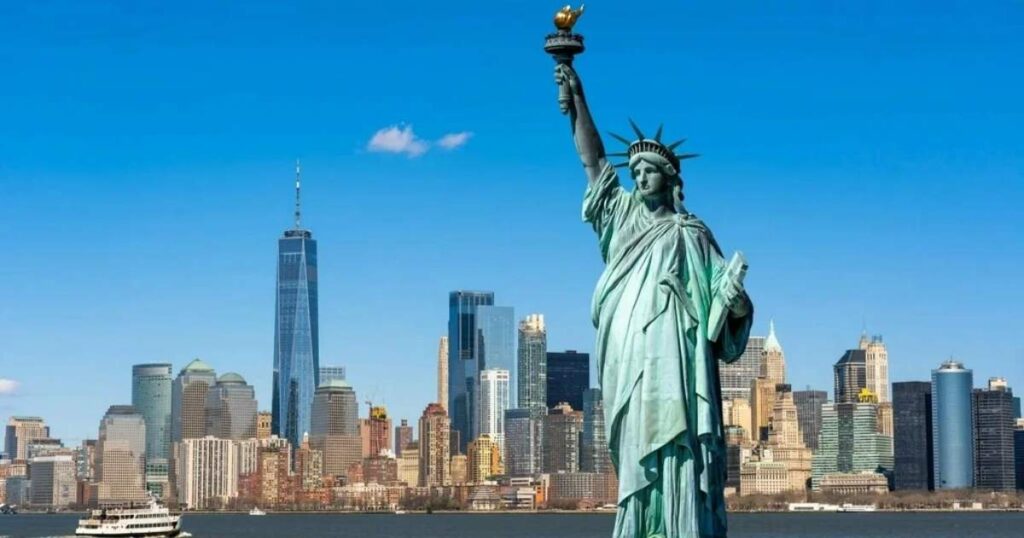 One-Quarter of the Statue of Liberty
