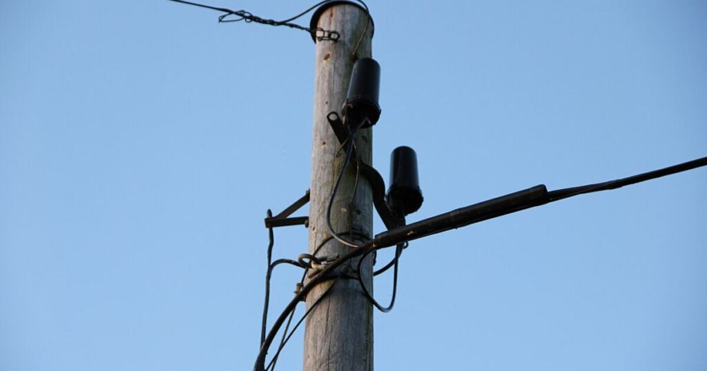 Half of a Telephone Pole