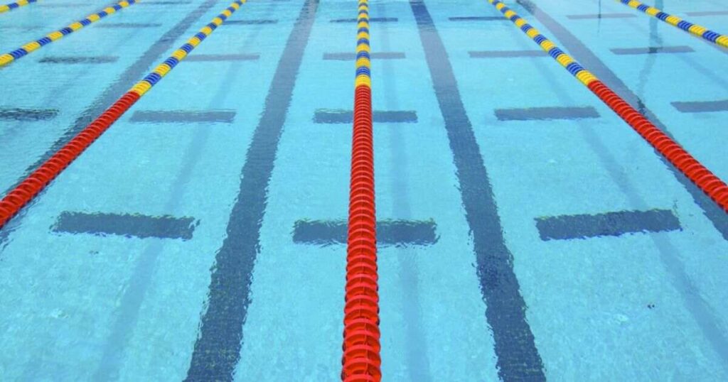 Two Swimming Pool Lanes