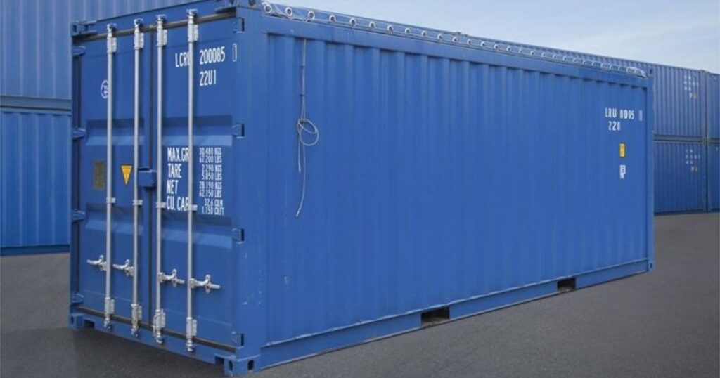 Two Shipping Containers 