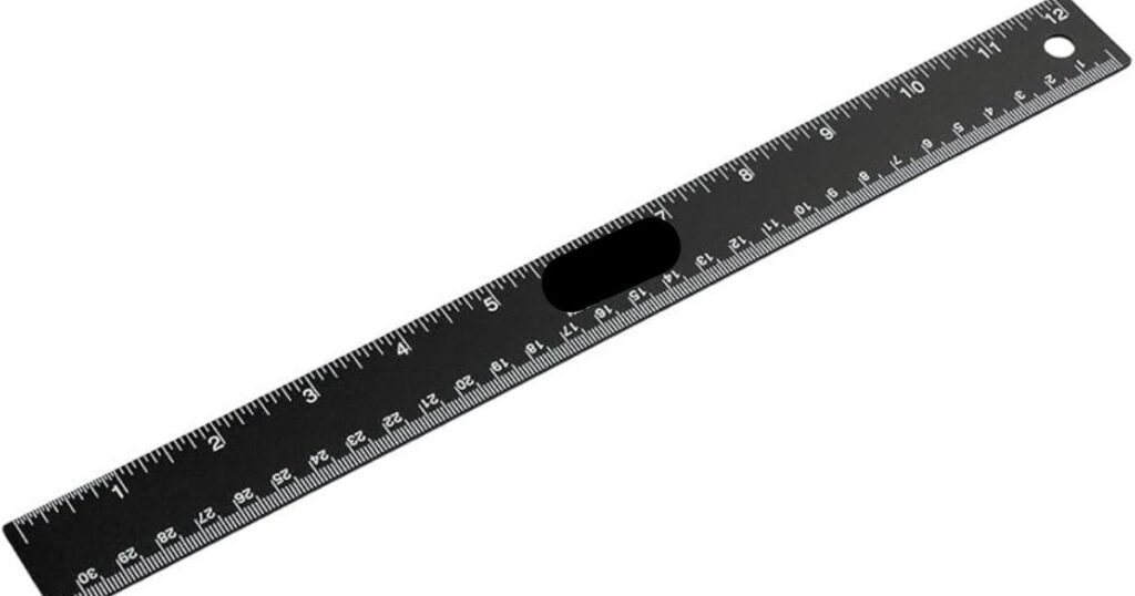 A Standard 12-Inch Ruler