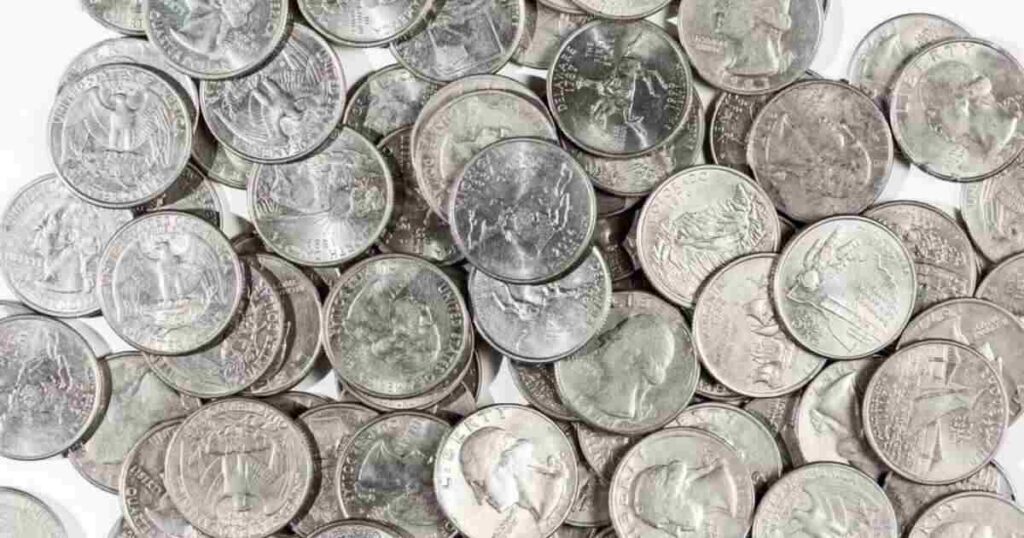 4 US Quarters in a Row