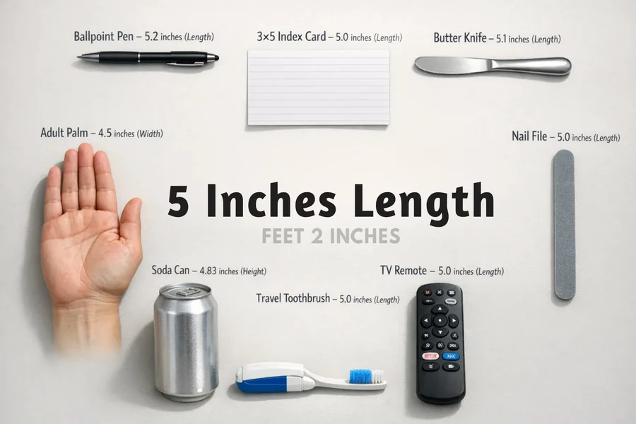 How Big Is 5 Inches? Everyday Comparisons, Conversions, and Visual Examples