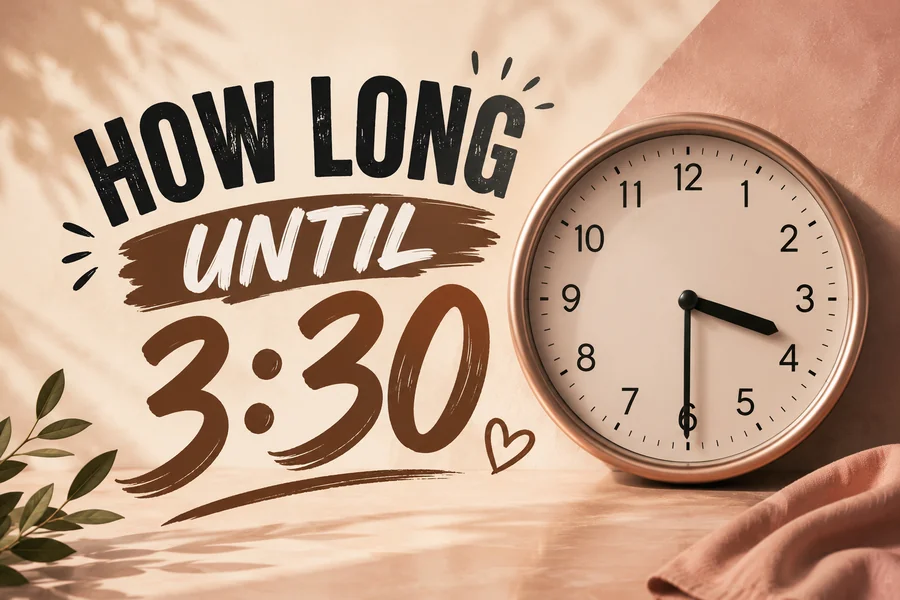 how long until 3 30 pm