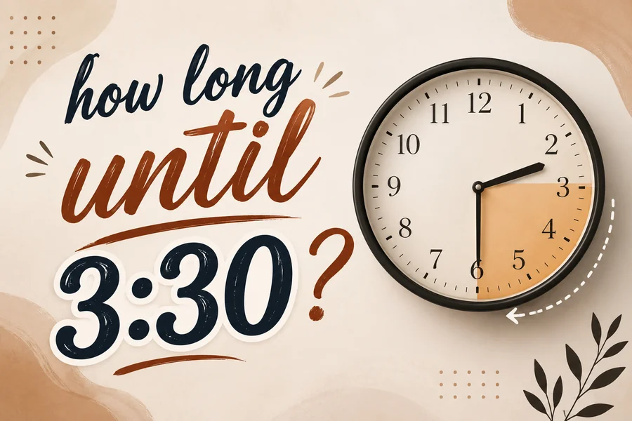 How Long Until 3:30? Here’s Your Exact Countdown Right Now