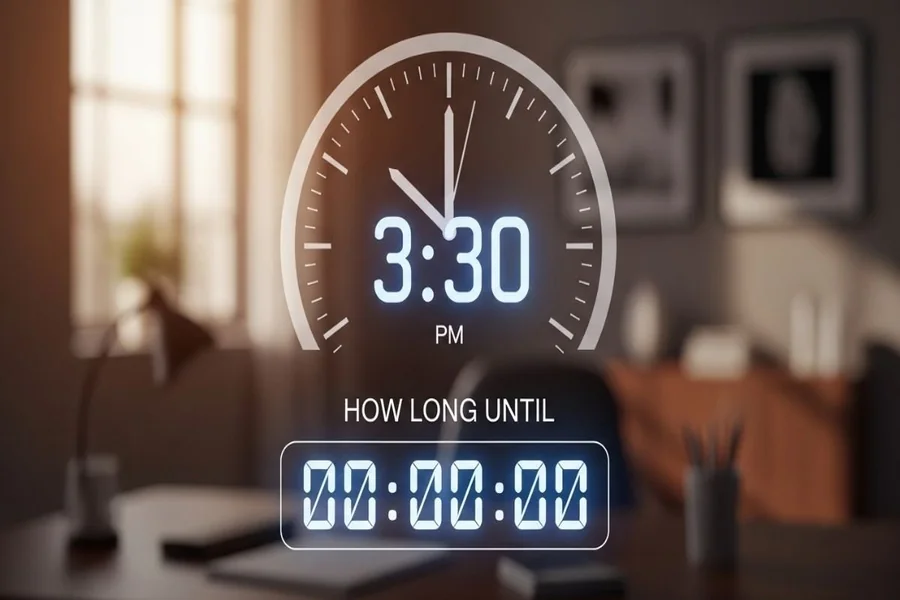 how long until 3 30pm