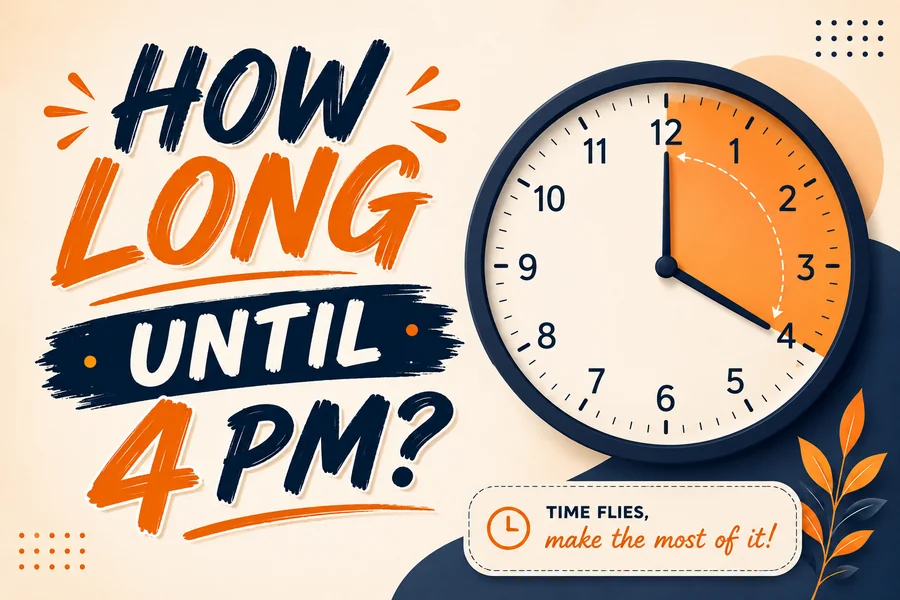 How Long Until 4 PM? Here’s Your Instant Answer (Plus the Easy Math Trick)