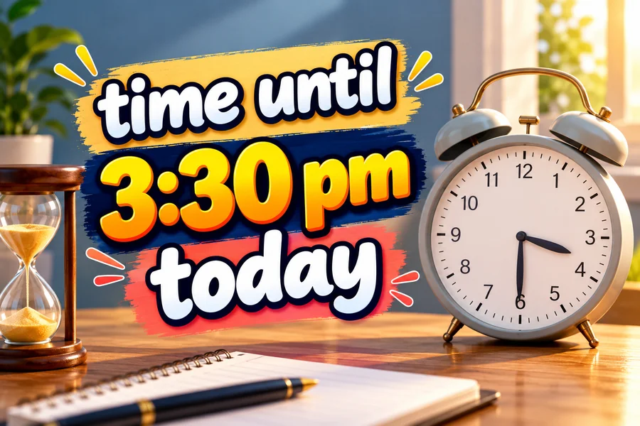 time until 3:30 today
